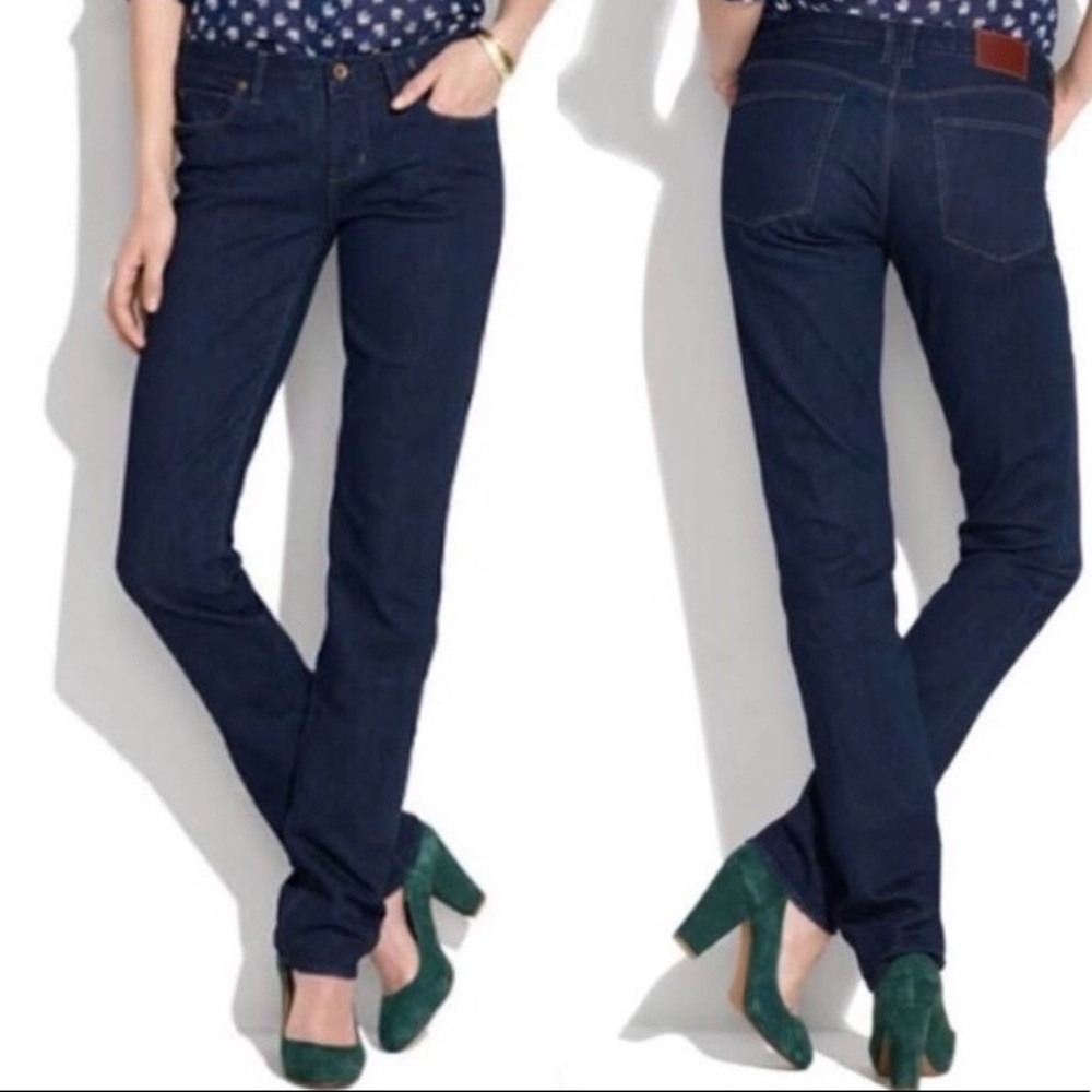 Madewell Rail Straight Leg Jeans - Picture 1 of 7